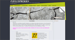 Desktop Screenshot of fjellsprekk.com